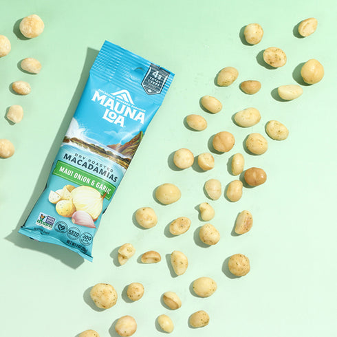 【得セット】マウナロア ガーリックオニオン マカダミアナッツ スナックサイズ24袋セット